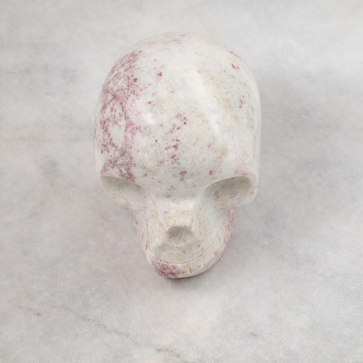 Cinnabrite Skull - White image number 1