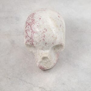 Cinnabrite Skull - White