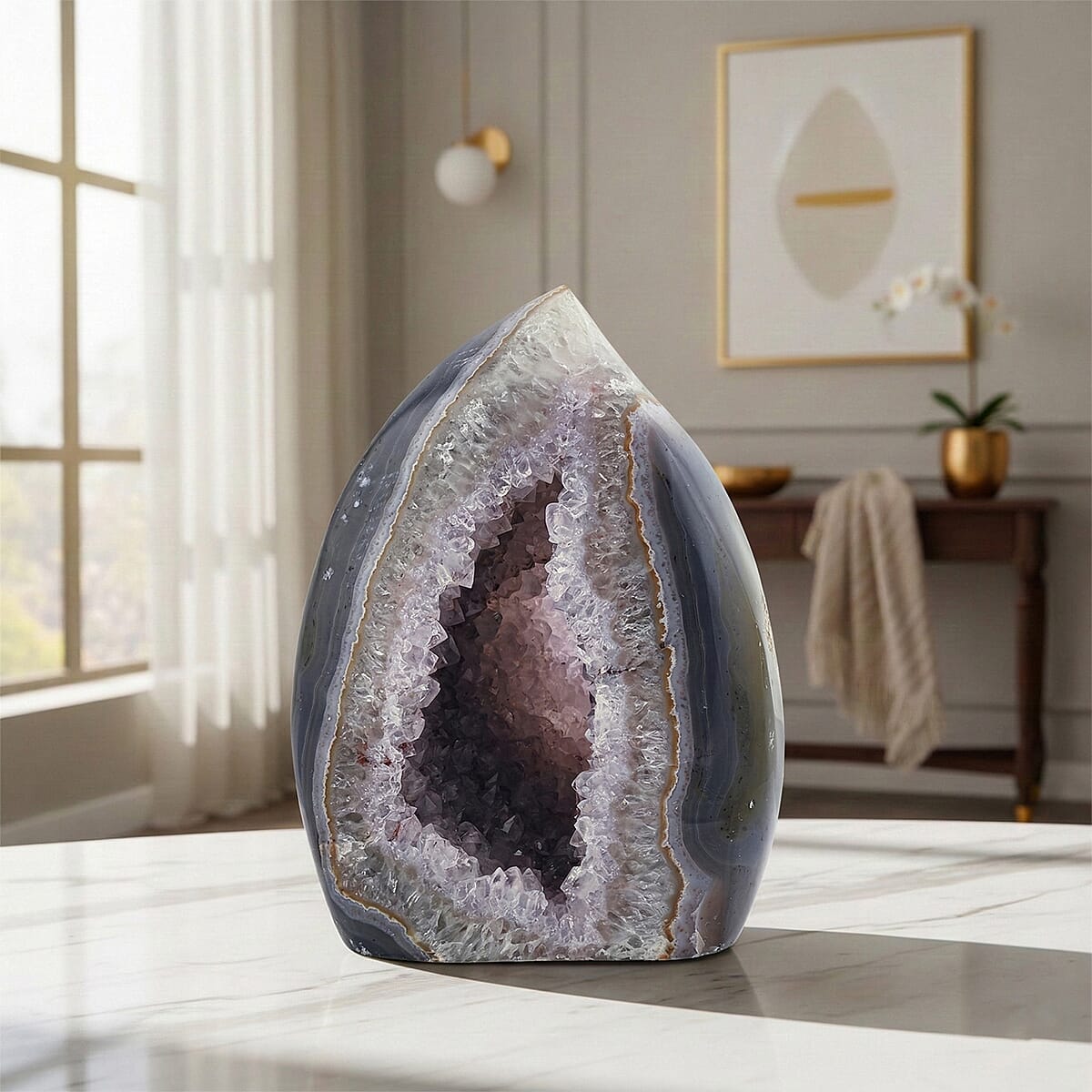 Amethyst Agate Flame XL 8300ctw image number 1