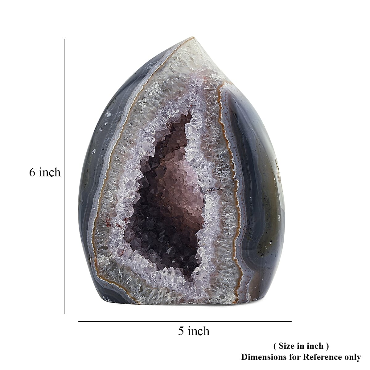 Amethyst Agate Flame XL 8300ctw image number 7