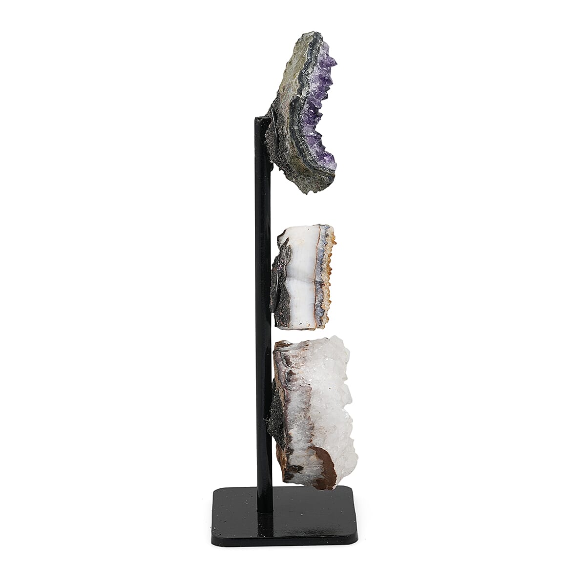 Amethyst, Citrine and Quartz on Stand L image number 2