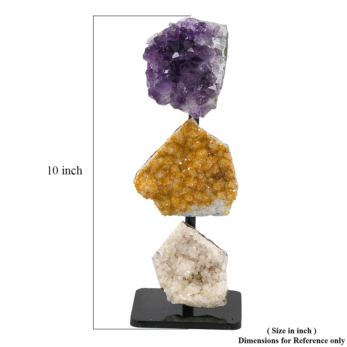 Amethyst, Citrine and Quartz on Stand M image number 5