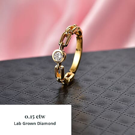 Yellow Gold Over Sterling Silver / 10 - Product card gallery slide 3 (10178466087225)