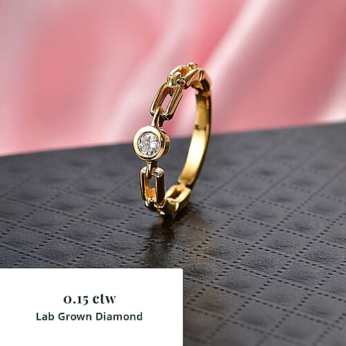 Yellow Gold Over Sterling Silver / 10 - Product card gallery slide 3 (10178466087225)