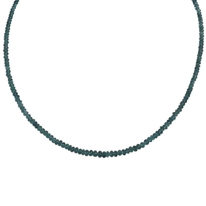 Luxoro AAA Pirineu Lagoon Tourmaline 51.00 ctw Beaded Necklace in 14K Yellow Gold 18 Inches