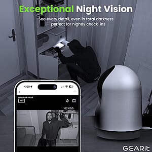 Gearit Smart Wireless Indoor Security Camera (Ships in 8-10 Business Days)