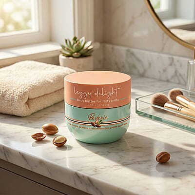 Reveria Leggy Delight Body Butter for Dry, Crepey & Saggy Skin (17.6oz)