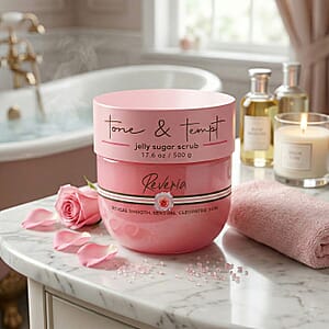Reveria Tone & Tempt Jelly Sugar Scrub for Smooth & Sensual Skin (17.6oz) 