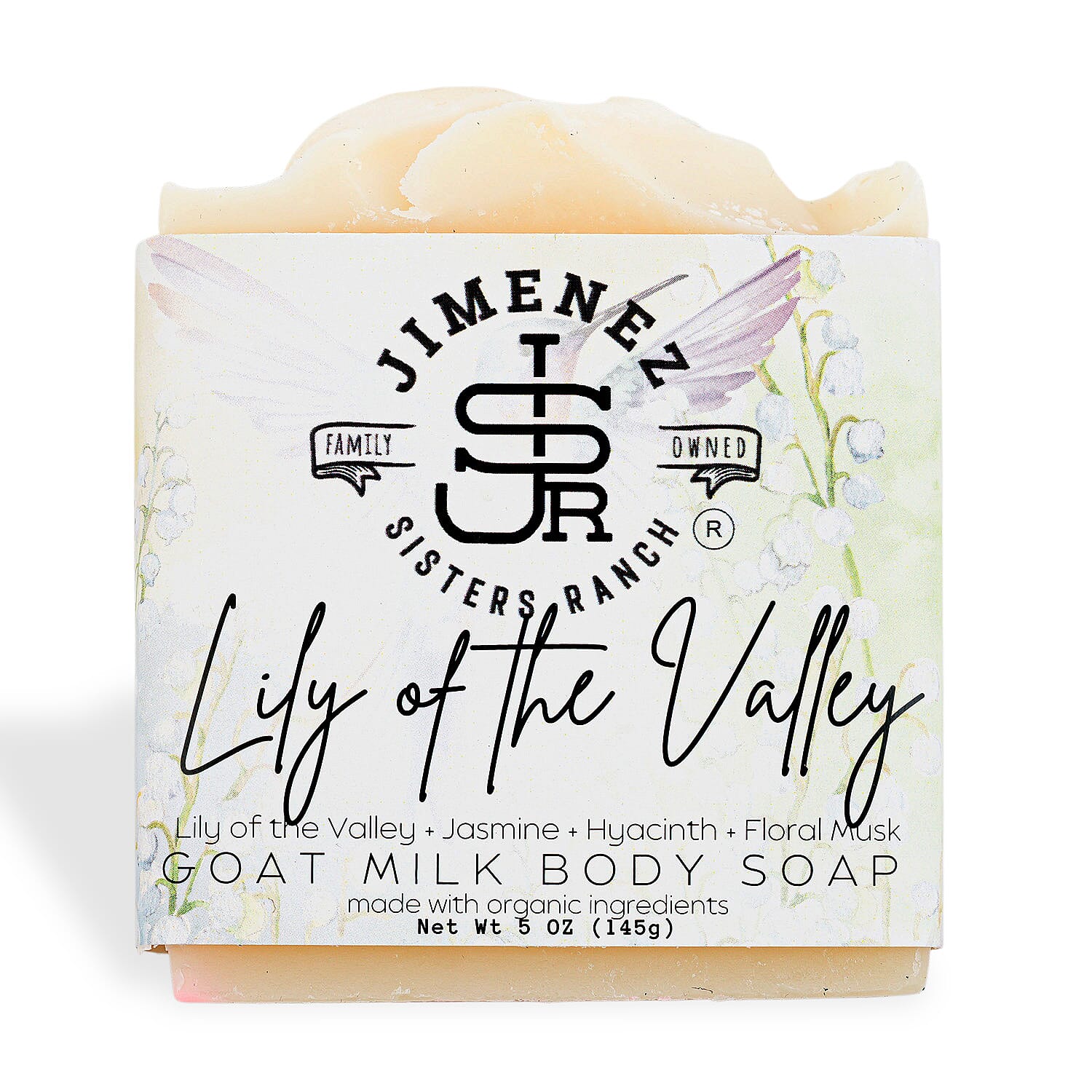 Jimenez Sisters Ranch Goat Milk Body Soap- Lily of the Valley (5oz)