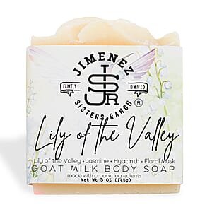 Jimenez Sisters Ranch Goat Milk Body Soap- Lily of the Valley (5oz)
