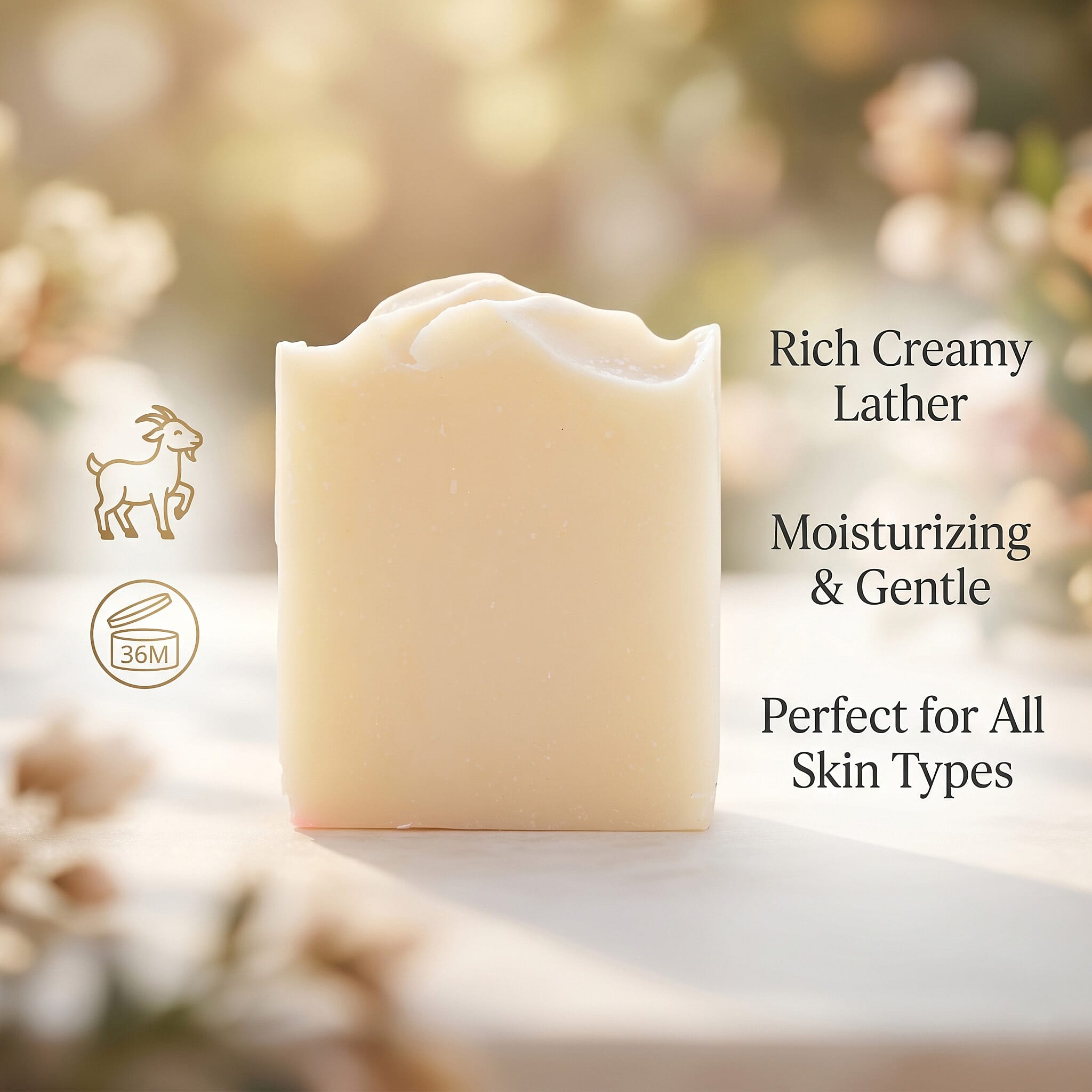 Jimenez Sisters Ranch Goat Milk Body Soap- Lily of the Valley (5oz)