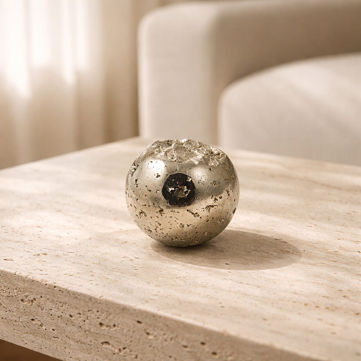 Pyrite Sphere-L image number 1