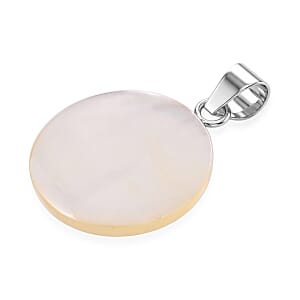 Bali Legacy Mother Of Pearl Pendant without Chain in Sterling Silver