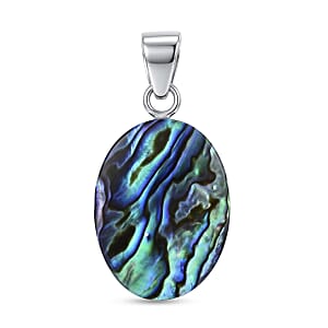 Bali Legacy Abalone Shell Pendant without Chain in Sterling Silver