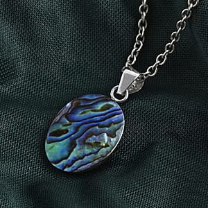 Bali Legacy Abalone Shell Pendant without Chain in Sterling Silver
