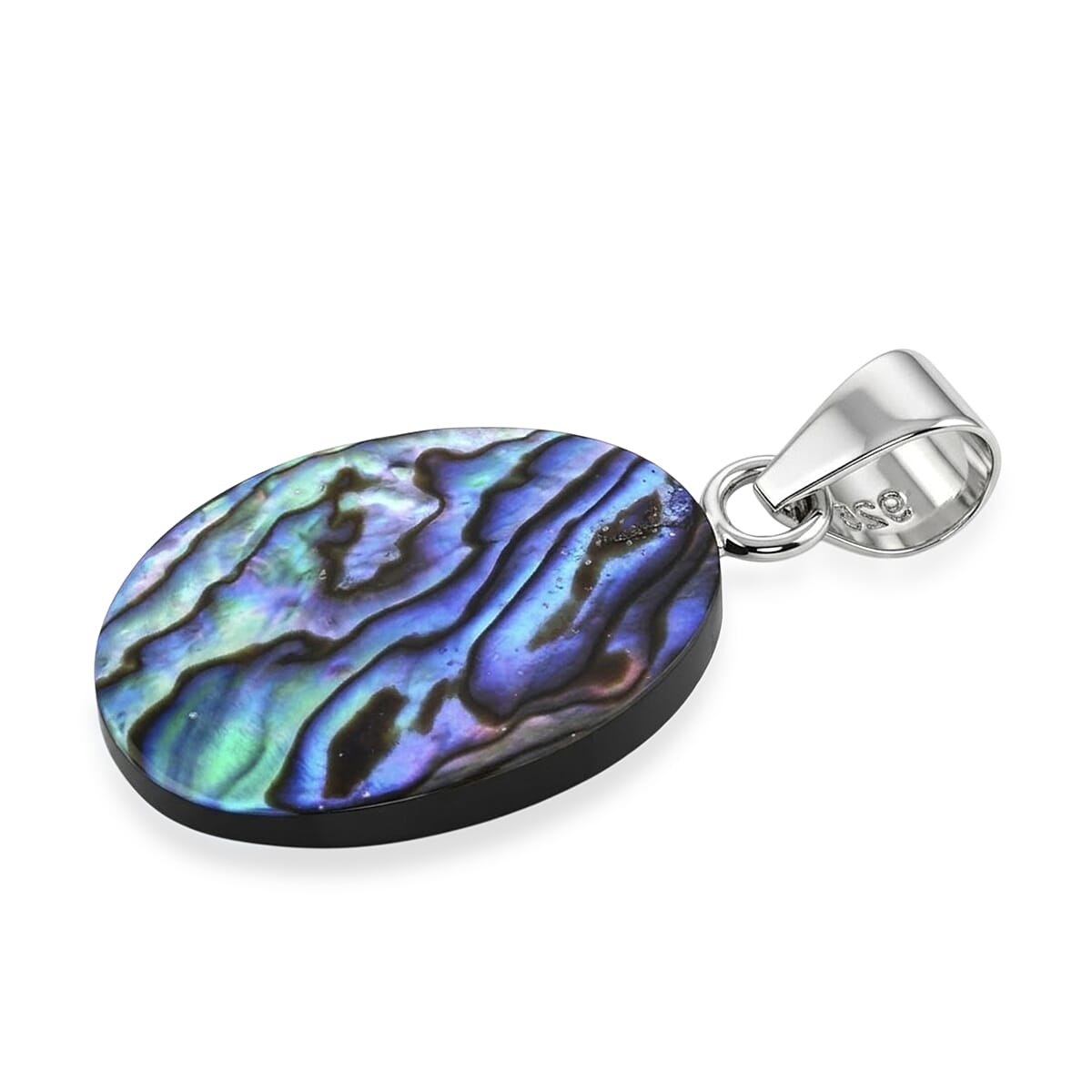 Bali Legacy Abalone Shell Pendant without Chain in Sterling Silver image number 3