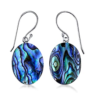 Bali Legacy Abalone Shell Earrings in Sterling Silver