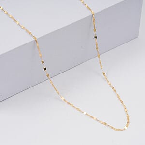 Italian 10K Yellow Gold 1.6mm Petali Necklace (24 Inches) (0.9 g)