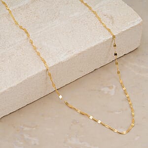 Italian 10K Yellow Gold 1.6mm Petali Necklace (24 Inches) (0.9 g)