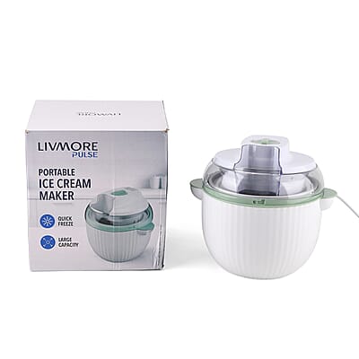 Livmore Green Ice Cream Maker (Capacity 1.65 L)
