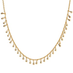 D'Joy Tinkling Bells Necklace in 18K Vermeil YG Over Sterling Silver (18-20 Inches) 9.50 Grams