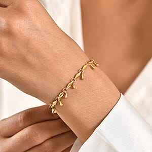 D'Joy Fancy Bracelet in 18K Vermeil Yellow Gold Over Sterling Silver (6.5-8.5In) 8.55 Grams