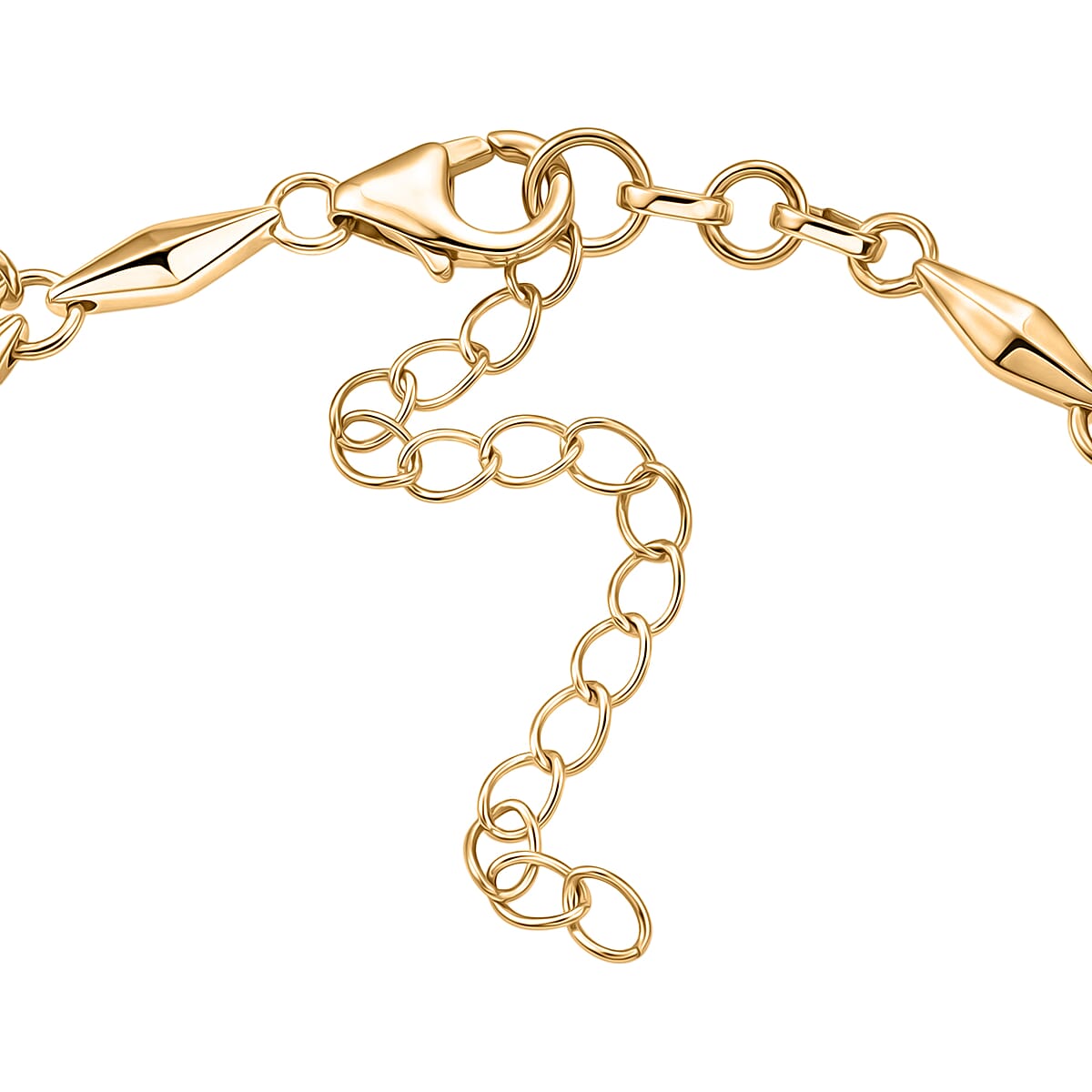 D'Joy Fancy Bracelet in 18K Vermeil Yellow Gold Over Sterling Silver (6.5-8.5In) 8.55 Grams image number 3