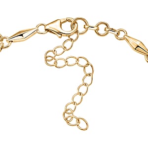 D'Joy Fancy Bracelet in 18K Vermeil Yellow Gold Over Sterling Silver (6.5-8.5In) 8.55 Grams