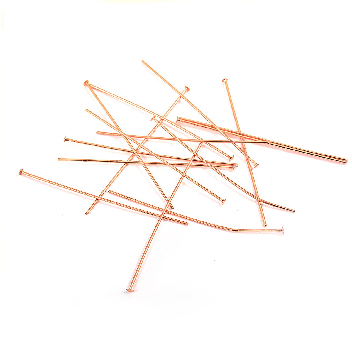 GCS Set of 50 2 Inch Head Pin In Rosetone