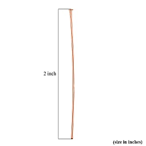 GCS Set of 50 2 Inch Head Pin In Rosetone