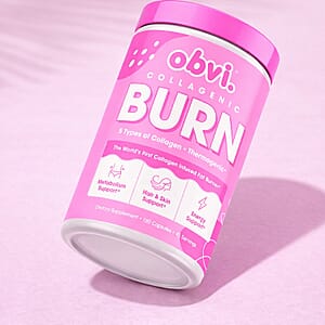 Obvi Collagenic AM Burn Collagen Infused Fat Burner Dietary Supplement (180 Capsules) Made in US