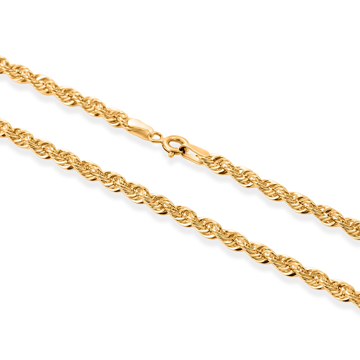 Italian 3.3mm Sunrays Rope Chain Necklace in 14K Yellow Gold 3.77 Grams (20 Inches) image number 3