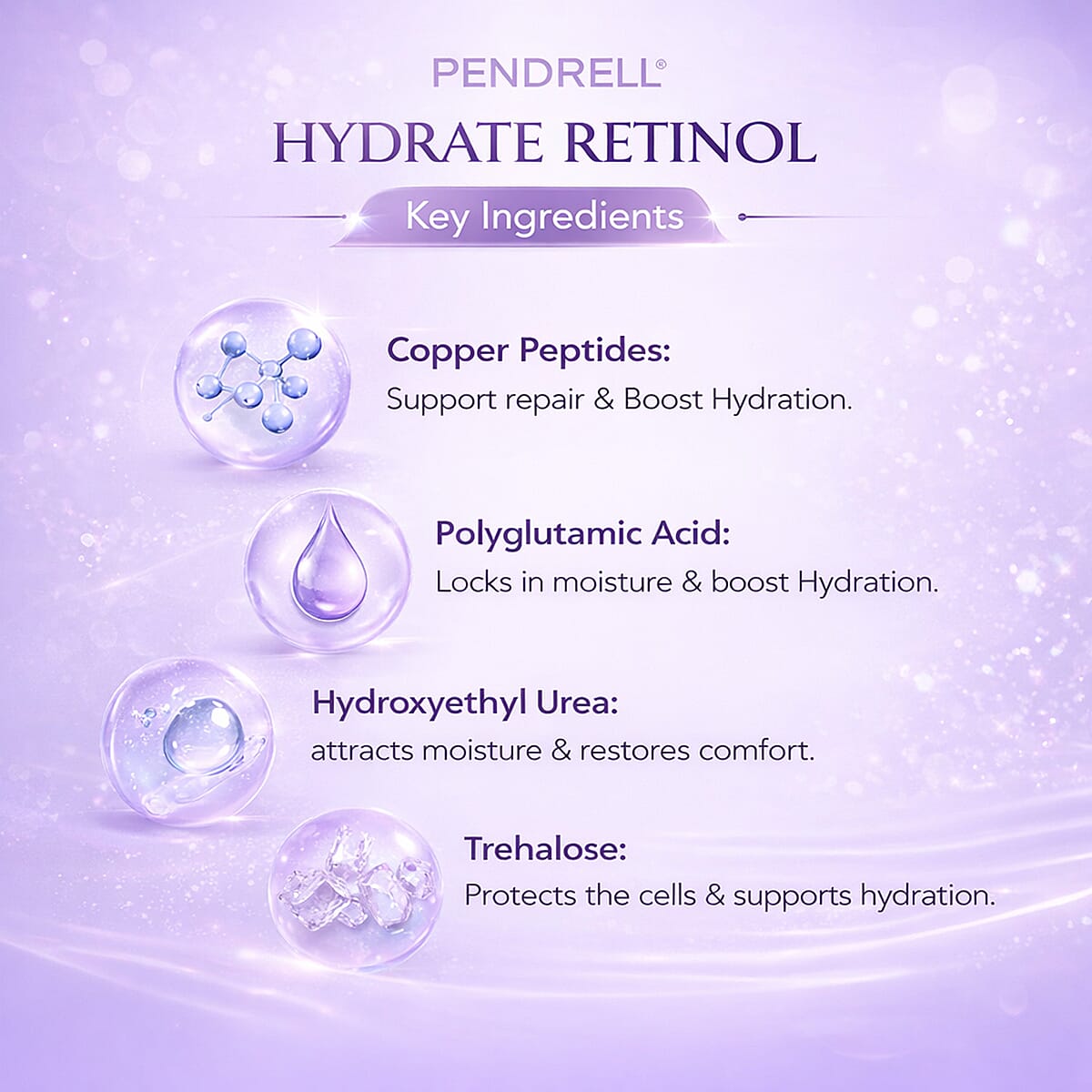 Pendrell Copper Peptide Complex Hydrate Retinol (1oz) Made in US image number 5