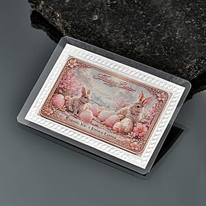 999 Fine Silver Wishing You A Joyous Easter Sheet 500mg