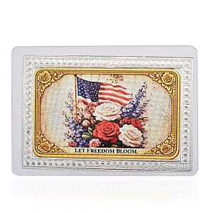 999 Fine Silver Freedom in Bloom &ndash; American Legacy Tribute Embossed Sheet 500mg