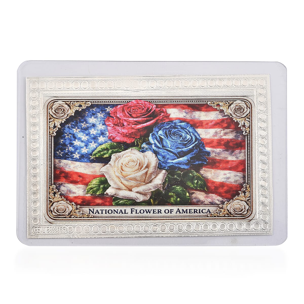 999 Fine Silver Freedom in Bloom &ndash; American Legacy Tribute Embossed Sheet 500mg image number 3