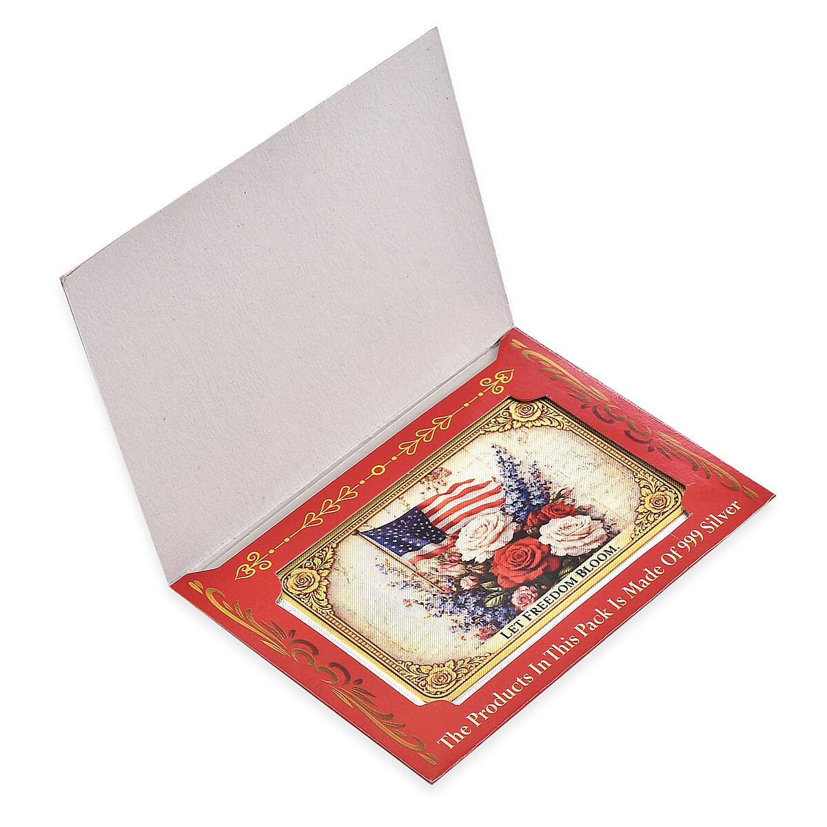 999 Fine Silver Freedom in Bloom &ndash; American Legacy Tribute Embossed Sheet 500mg image number 6