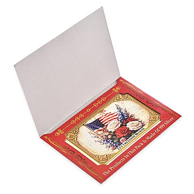 999 Fine Silver Freedom in Bloom – American Legacy Tribute Embossed Sheet 500mg