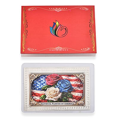 999 Fine Silver Freedom in Bloom – American Legacy Tribute Embossed Sheet 500mg