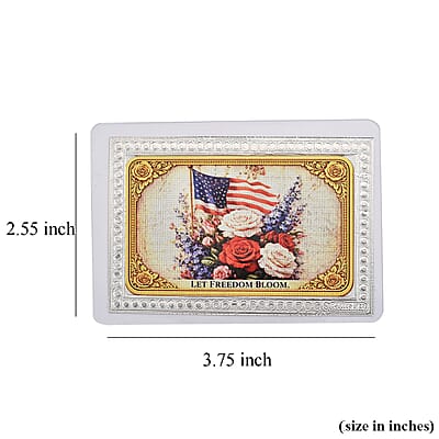 999 Fine Silver Freedom in Bloom – American Legacy Tribute Embossed Sheet 500mg
