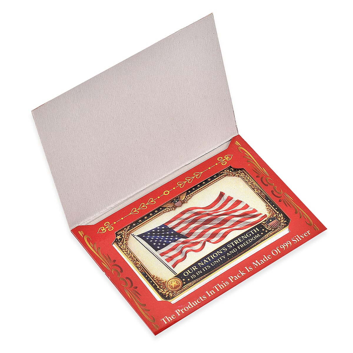 999 Fine Silver Our Nations Strength Is In Its Unity and Freedom Sheet 500mg image number 2