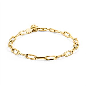 2.50mm Paperclip Chain Bracelet in 14K Yellow Gold (7.50 In) 1.20 Grams