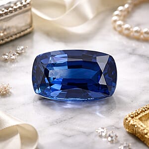 Certified & Appraised AAAA Royal Ceylon Blue Sapphire (Cush Free mm) 1.40 ctw
