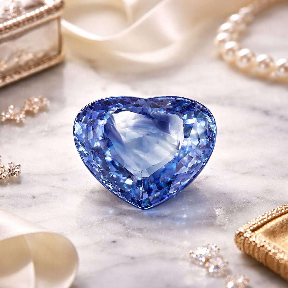 Certified & Appraised AAAA Royal Ceylon Blue Sapphire (Fancy Free Size) 1.40 ctw image number 1