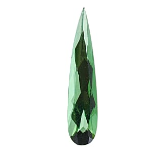 AAAA Arquiana Mint Tourmaline (Pear 17X3 mm) 0.80 ctw