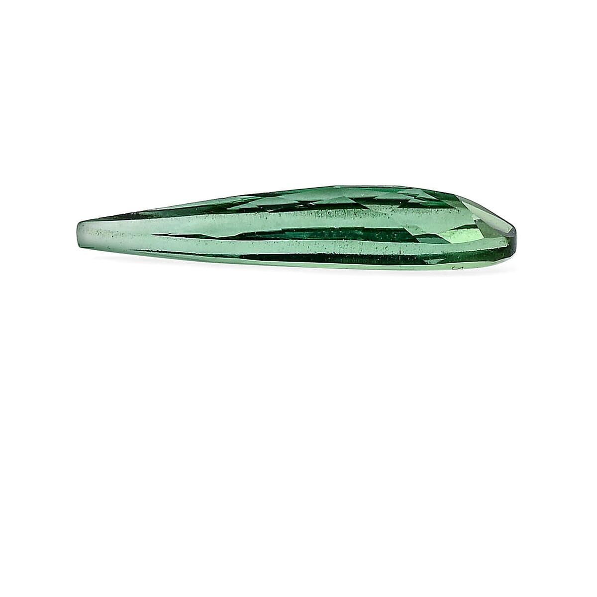 AAAA Arquiana Mint Tourmaline (Pear 17X3 mm) 0.80 ctw image number 1