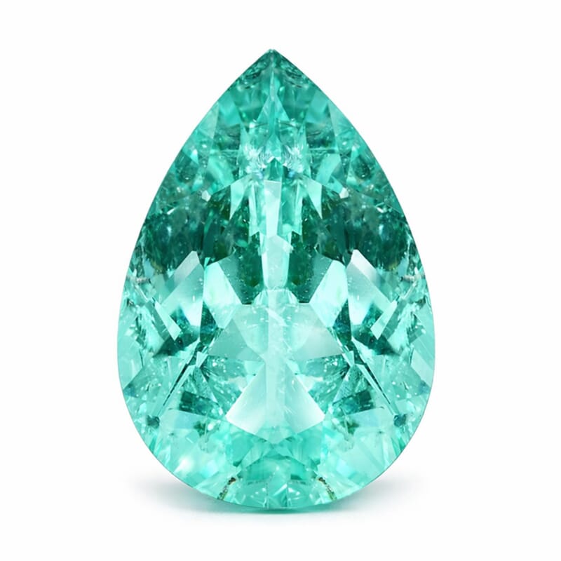 Certified & Appraised AAAA Paraiba Tourmaline (Pear Free Size) 1.50 ctw