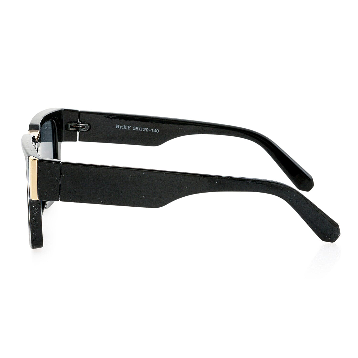 Closeout Black UV400 Square Sunglasses