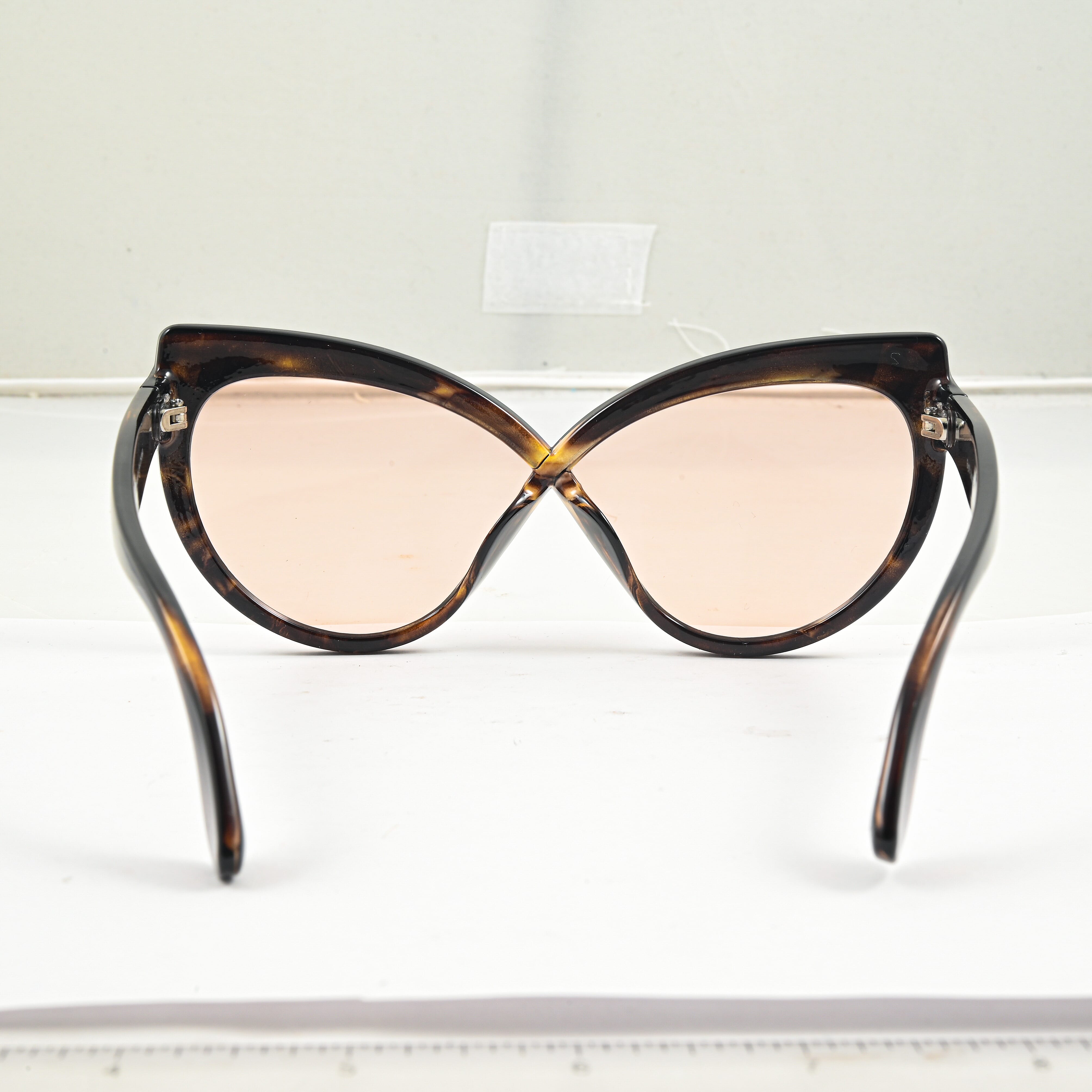 Closeout Black UV400 Cat Eye Sunglasses