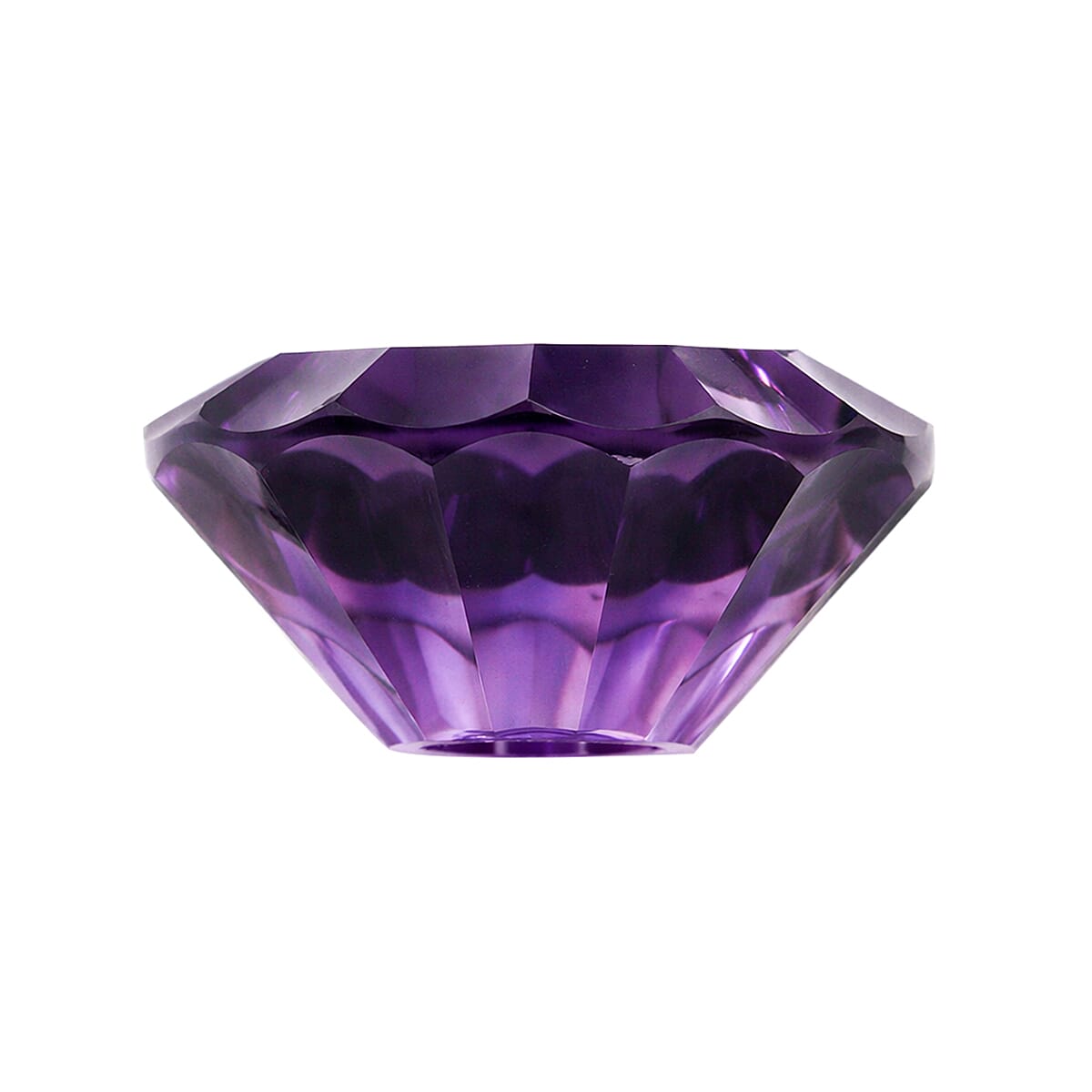 AAAA Amethyst Fire Flame Cut (Rnd 14 mm) 8.50 ctw image number 2